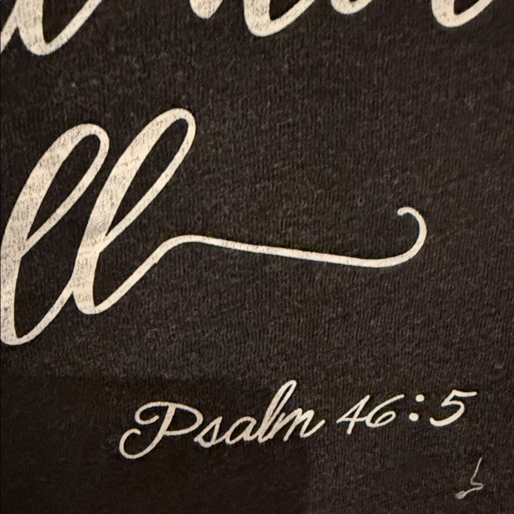 A Rare Bird Graphic Tee with purposeful distress and rhinestone details  - Black - Picture 11 of 14